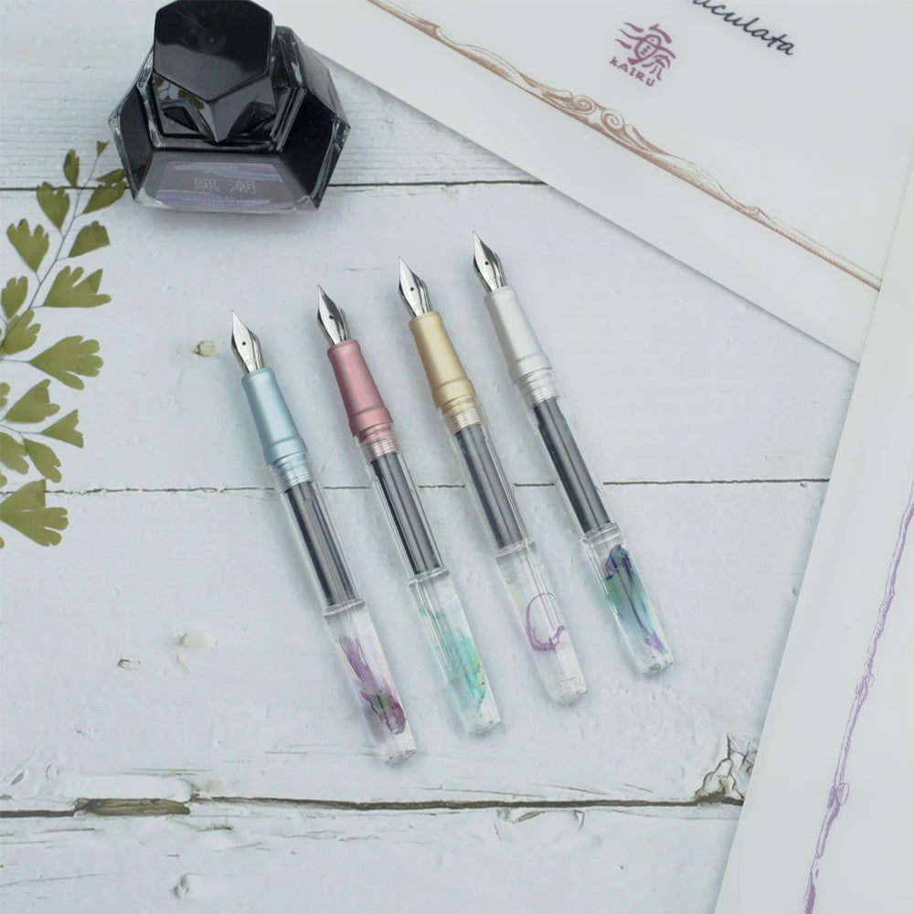 透明標本鋼筆 共四色 琵琶鼠魚 鋼筆
